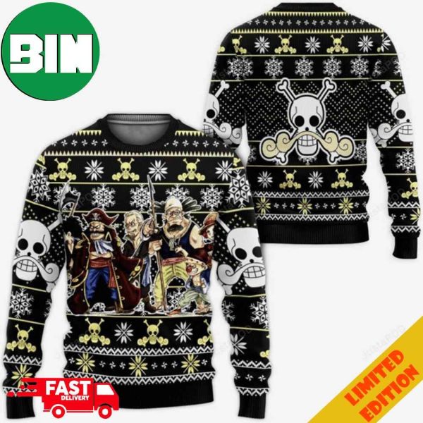 One Piece Roger Pirates Ugly Christmas Sweater For Men And Women