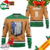 Personalized Attack On Titan Military Police Brigade Ugly Christmas Sweater