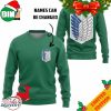 Personalized Attack On Titan The Stationary Guard Ugly Christmas Sweater