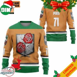 Personalized Attack On Titan The Stationary Guard Ugly Christmas Sweater
