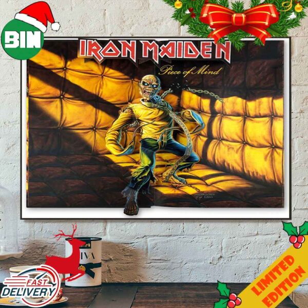 Piece Of Mind The Official 40th Anniversary Art Book Iron Maiden Z2 Comics Poster Canvas