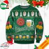 Pilsner Urquell Beer Pine Tree Snowflake Ugly Christmas Sweater