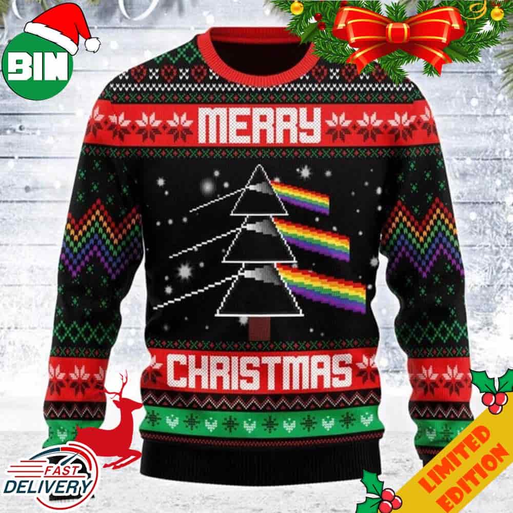 Pink Floyd Band 3D Ugly Christmas Sweater - Jolly Family Gifts