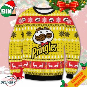 Pringles Potato Chips Ugly Christmas Sweater