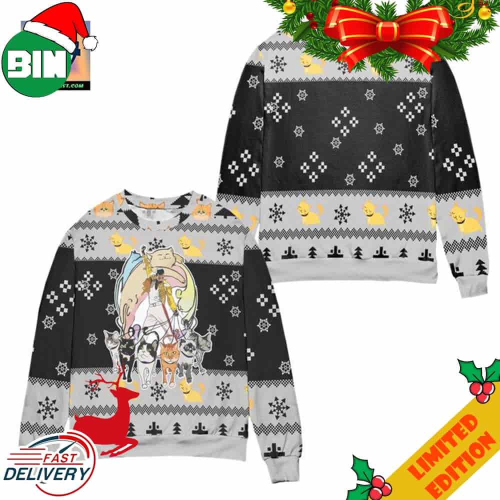 Queen Band Gift For Fans 2023 Christmas Ugly Sweater - Binteez