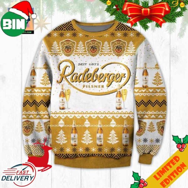 Radeberger Pilsner Beer Ugly Christmas Sweater