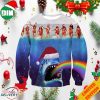 Pig Cat Pizza Universe Galaxy Funny Ugly Sweater For Men And Women