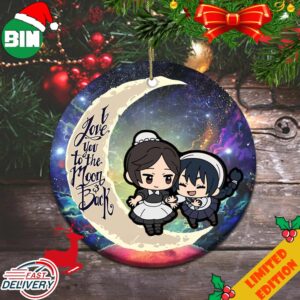 Riko Amanai Misato Kuroi Jujutsu Kaisen I Love You To The Moon And Back Christmas 2023 Ornament