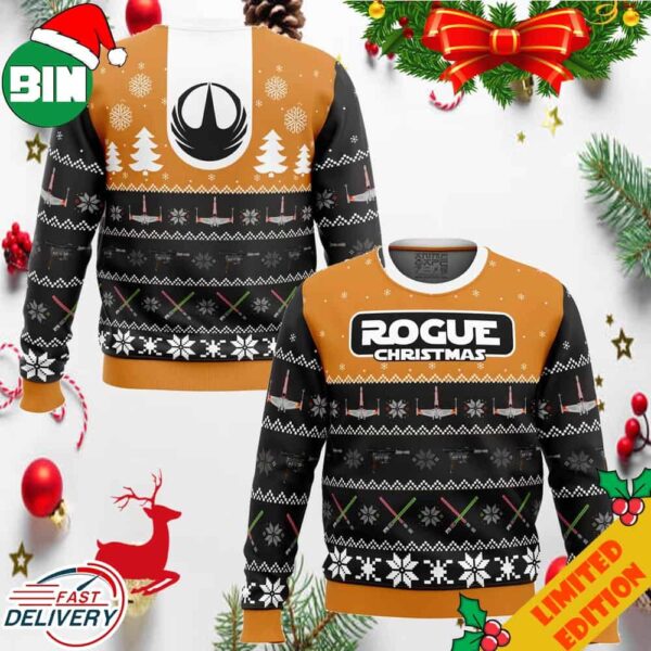 Rogue Christmas Star Wars Ugly Christmas Sweater Anime Ape