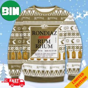 RonDiaz Rum Rhum Superior Ugly Christmas Sweater