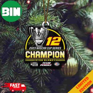 Ryan Blaney NASCAR 2023 Cup Series Champion Tree Decorations Ornament