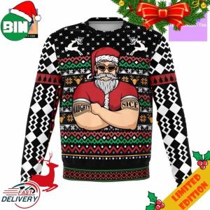 Santa Bouncer For For Meme 3D Ugly Christmas Sweater