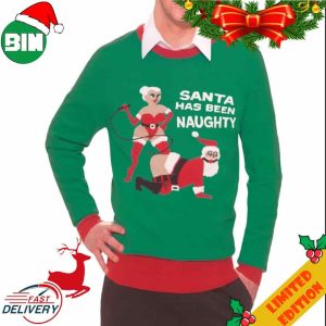 Santa Has Been Naughty Funny BDSM Christmas 2023 Ugly Sweater