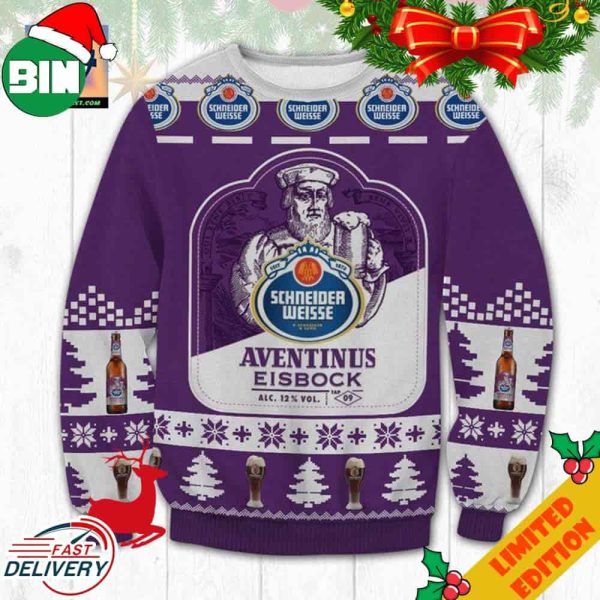 Schneider Aventinus Eisbock Beer Ugly Christmas Sweater