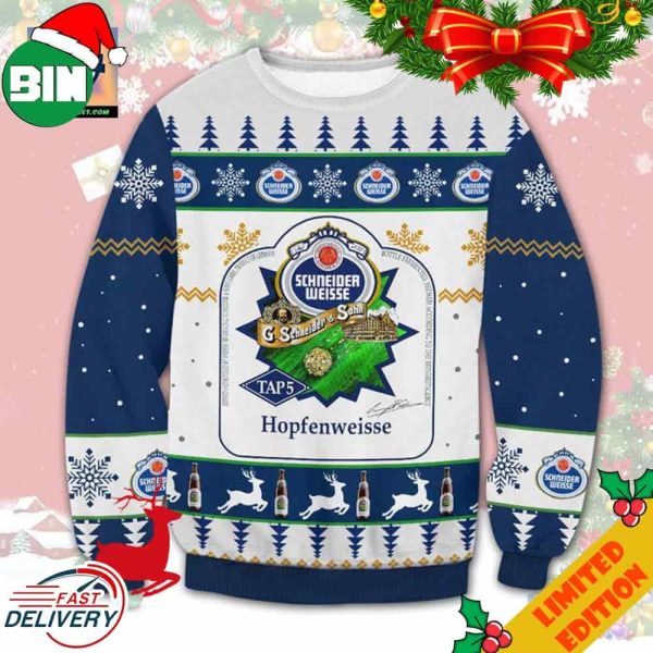 Schneider Weisse Hopfenweisse Beer Ugly Christmas Sweater