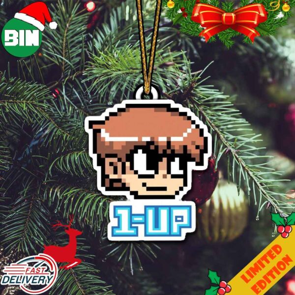 Scott Pilgrim 1-Up Christmas 2023 Tree Decorations Ornament