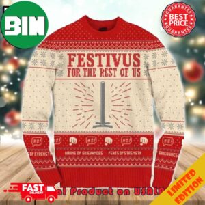 Seinfeld Airing Of Grievances Feats Of Strength Ugly Christmas Sweater For Men And Women