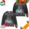 Shake And Bake Talladega Nights Reindeer Pattern Ugly Christmas Sweater