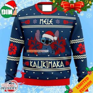 Stitch Mele Kalikimaka Ugly Sweater For Men And Women