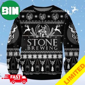 Stone Brewing Beer Xmas Funny 2023 Holiday Custom And Personalized Idea Christmas Ugly Sweater