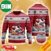 Snow Mountain Cat Cocaine Ugly Christmas Sweater For Men And Women