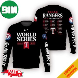 Texas Rangers 2023 MLB World Series Champions Christmas Gift For Fans Ugly Sweater