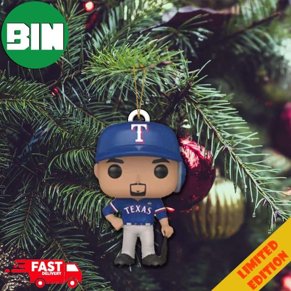 Texas Rangers Exclusive Funko Pop MLB World Series 2023 Champions Ver 1 Christmas Tree Decorations Ornament