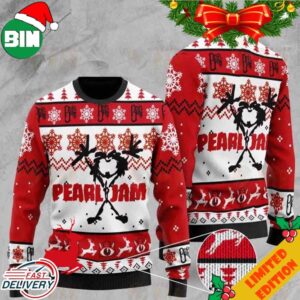 The Best Selling Pearl Jam Rock Band Holiday 2023 Ugly Sweater