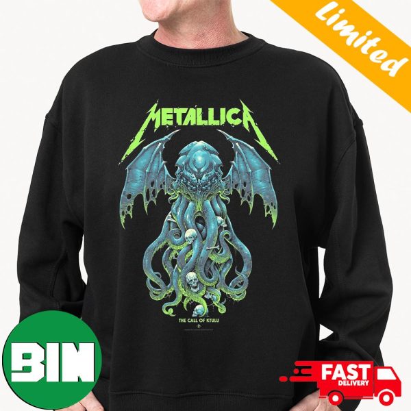 The Call Of Ktulu Limited Edition Numbered Screen Printed Poster Metallica Fan Gifts T-Shirt