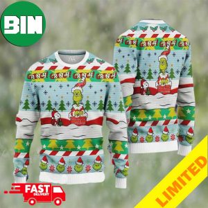 The Grinch And Snoopy Cute Ugly Sweater Funny Christmas 2023 Gift