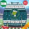 The Grinch Math Philadelphia Eagles NFL Skull Santa Hat Ugly Christmas Sweater For Men And Women
