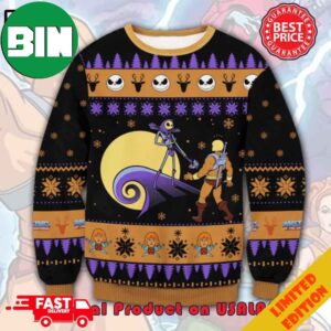 The Nightmare Before Christmas Jack Skellington And He-man Ugly Christmas Sweater 2023 For Men And Women
