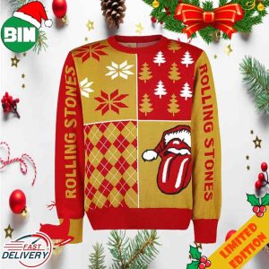 The Rolling Stones 2023 Christmas Jumper Ugly Sweater