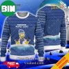 The Simpsons Reindeer Cart Ugly Christmas Sweater For Men And Women