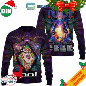 Tool In Concert 2023 Schedule List Christmas Gift For Fans Ugly Sweater