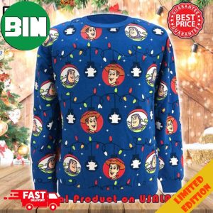 Toy Story Decorative Lights Ugly Christmas Sweater For Men And Women