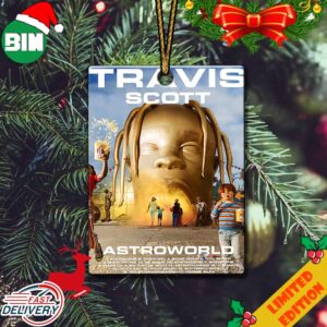 Travis Scott Astroworld Studio Album Christmas Tree Decorations 2023 Ornament