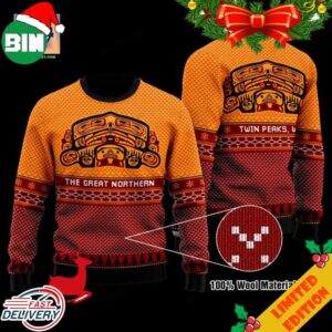 Twin Peaks The Great Northern Hotel Holiday Christmas Ugly Sweater