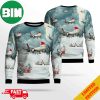 US Air Force Rockwell B-1 Lancer 3D Christmas Ugly Sweater For Men And Women