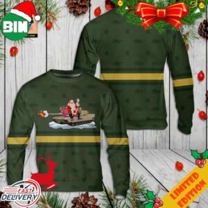 US Army M1 Abrams Christmas Sweater 3D Ugly Sweater