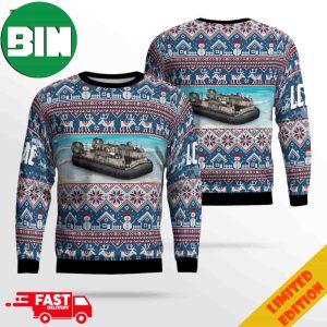 US Navy Landing Craft Air Cushion 3D Christmas Sweater For Men And Women