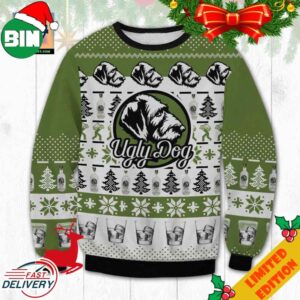 Ugly Dog Kentucky Bourbon Peanut Butter Whiskey Ugly Christmas Sweater