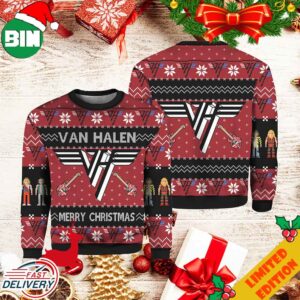 Eddie Van Halen Ugly Christmas Sweater