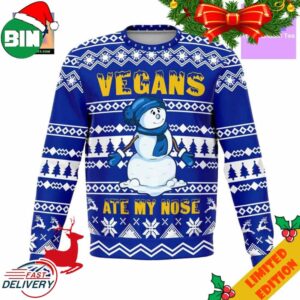 Vegans Ate My For For Meme 3D Ugly Christmas Sweater