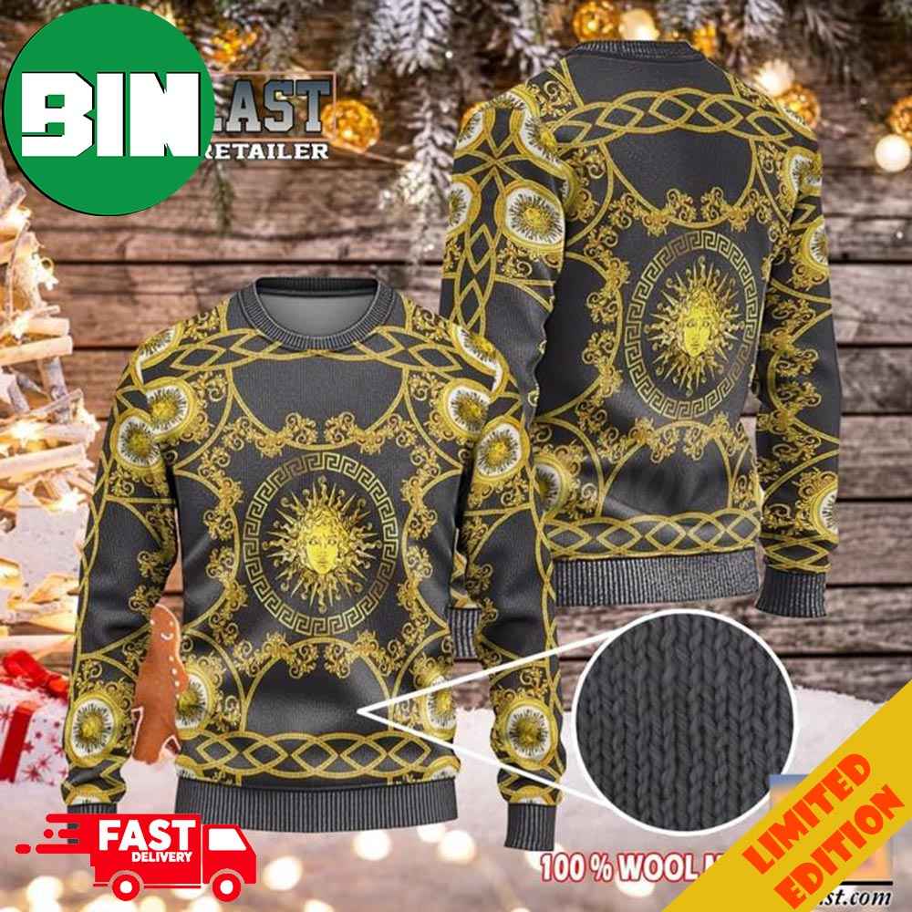 Versace Luxury Brand 2023 Holiday Gift Ugly Sweater For Men And Women