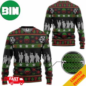 Veteran Soldier Present Ugly Christmas Sweater