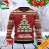 Vintage Espresso Patronumm Funny Retro Espresso 3D Ugly Christmas Sweater