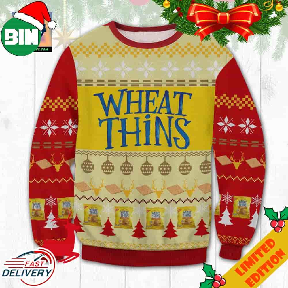 Wheat Thins Snack Ugly Christmas Sweater For Men And Women