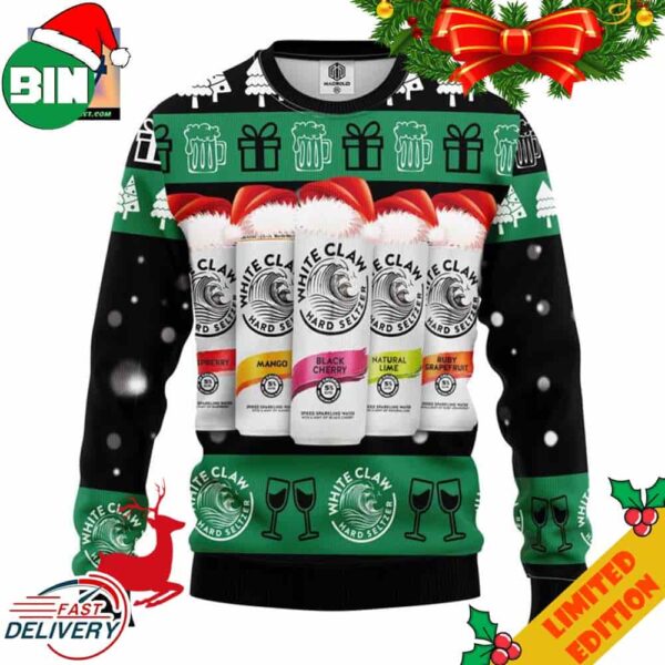 White Claw Beer Ugly Christmas Sweater Amazing Gift Idea Thanksgiving Gift