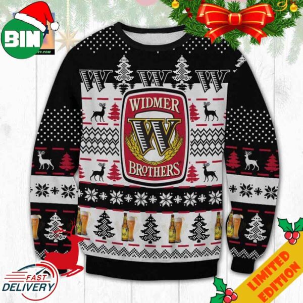 Widmer Brothers Beer Ugly Christmas Sweater